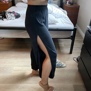 Dark Blue Farm Wide Pants